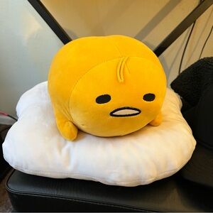 Gudetama Lazy Egg Plush Plushie 14 inch Fiesta Sanrio Kawaii Toy Japan